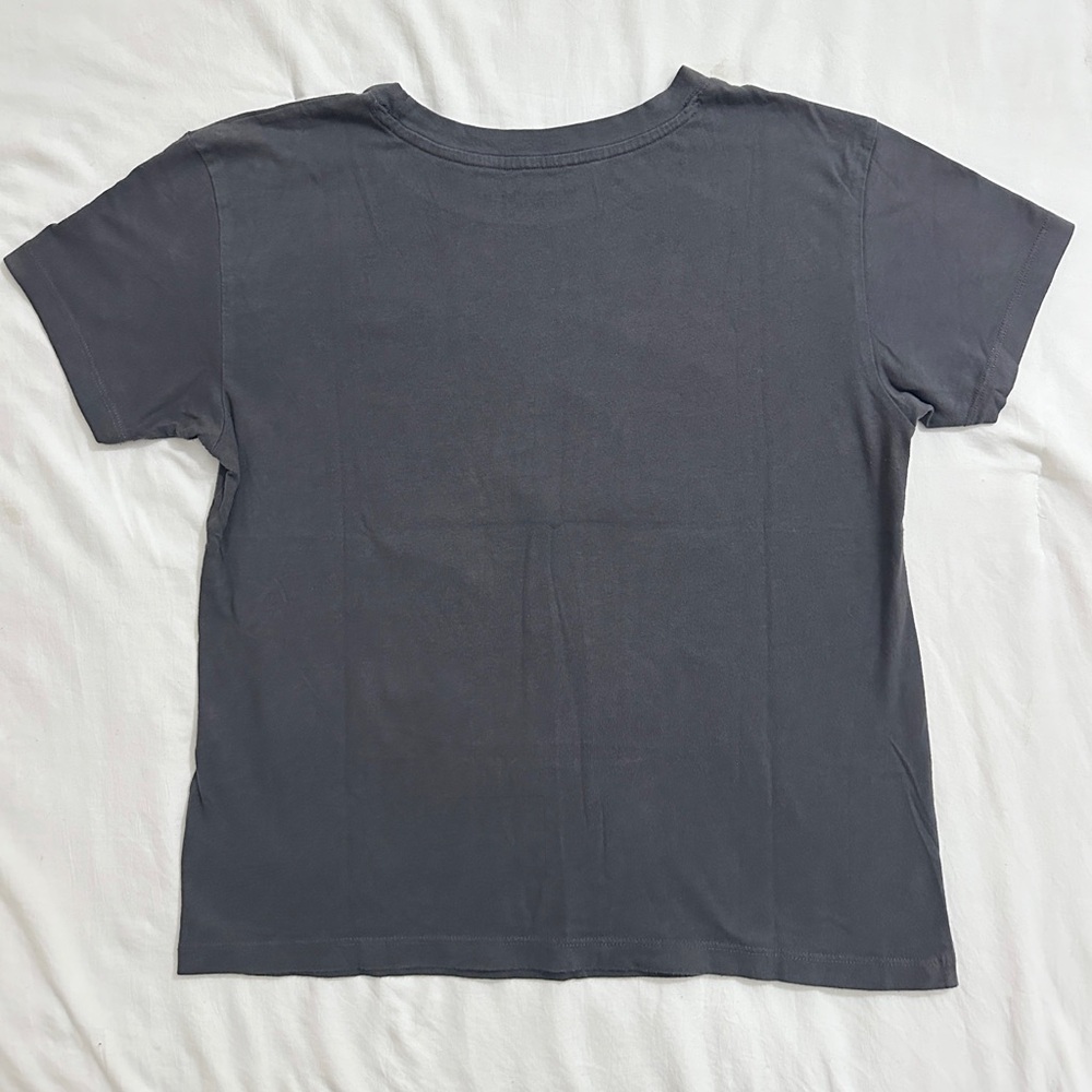 Abercrombie & Fitch Scooter Graphic Short Sleeve Crop Tee - Charcoal Grey - XS - Picture 5 of 10